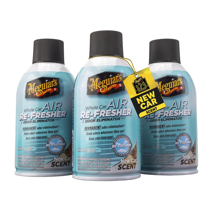 Meguiar's front can image showing product and clear branding, conveys trust
