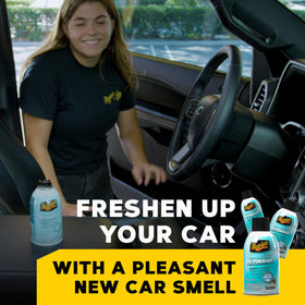 Meguiar's close-up nozzle detail illustrating easy trigger use and precision