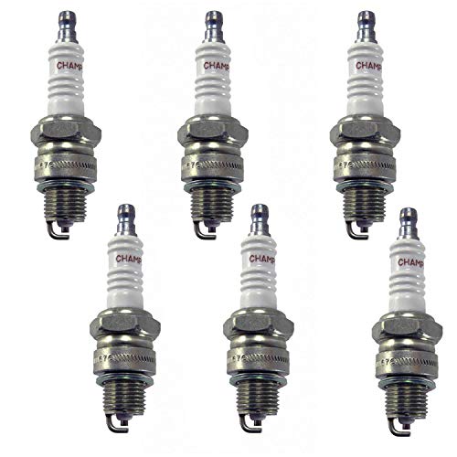 MEILAN front view of six-pack spark plugs showing packaging and value