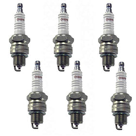 MEILAN front view of six-pack spark plugs showing packaging and value
