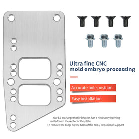 Mejiao kit hardware laid out including bolts and plates, ensures complete installation
