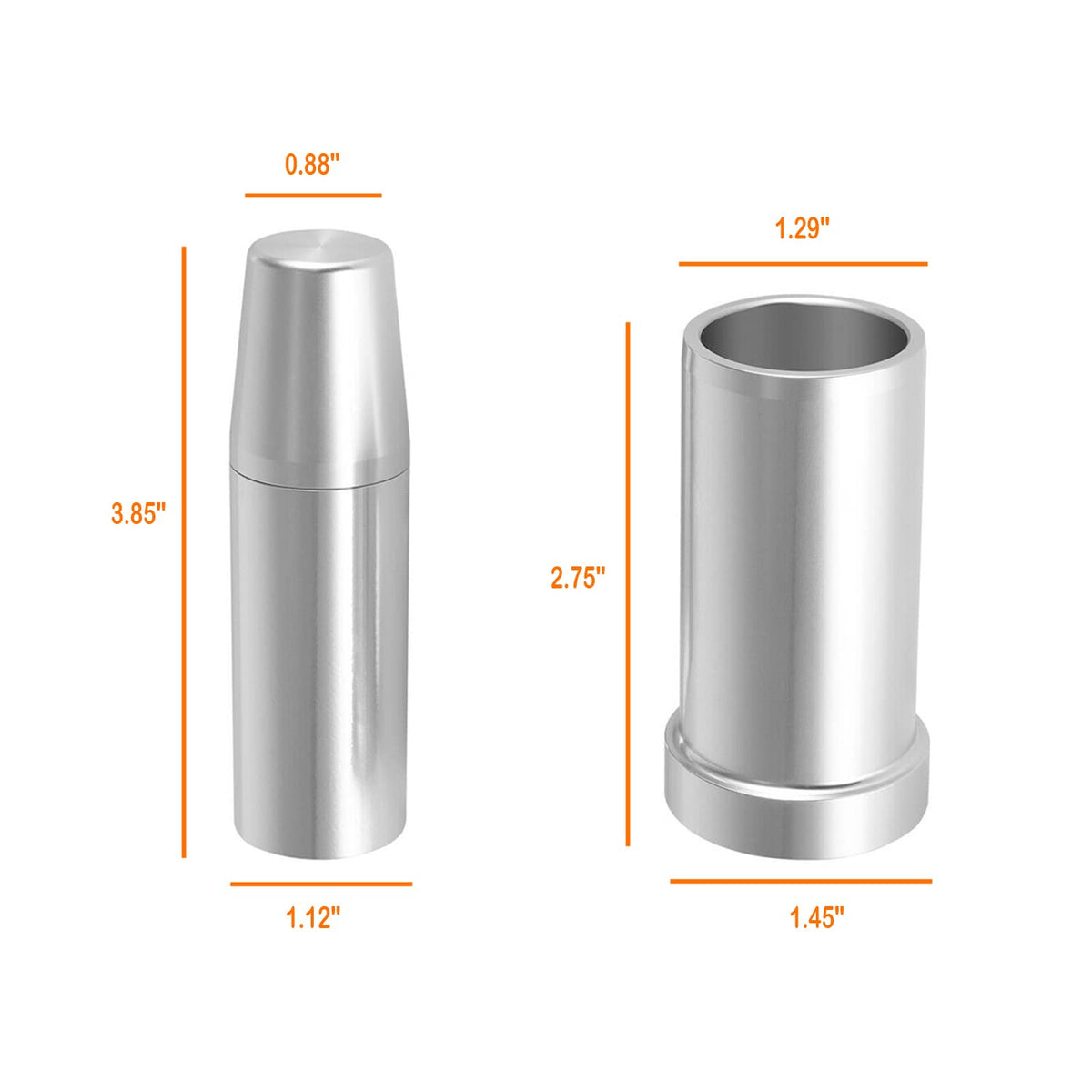 Mejiao size comparison with ruler illustrating correct diameter match for 4L60 family shafts