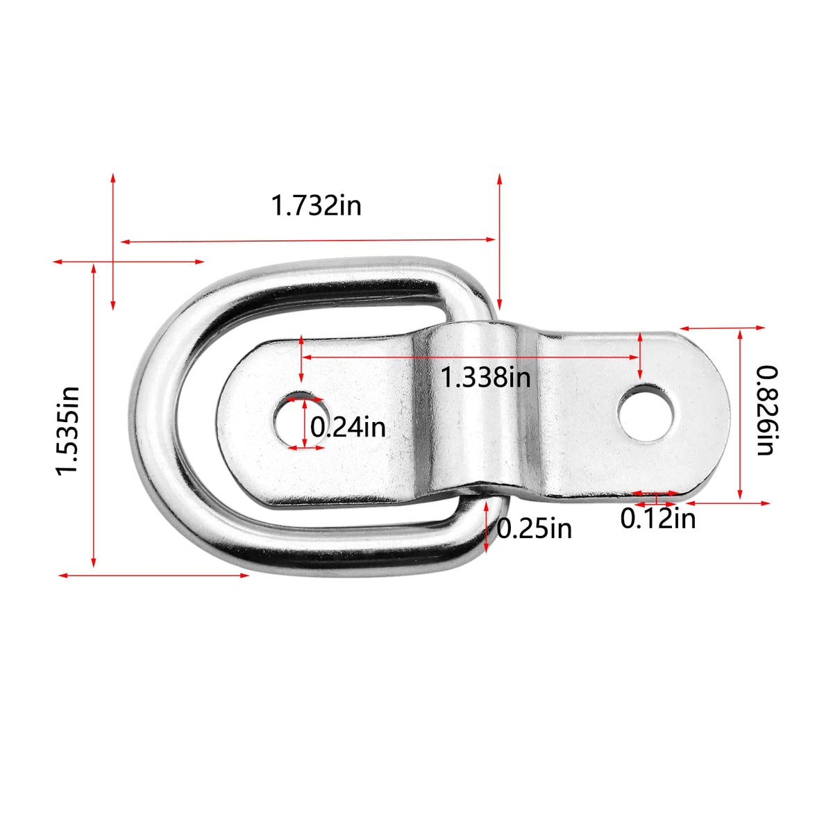 Mejiao anchor next to coin for scale to show compact, heavy-duty size