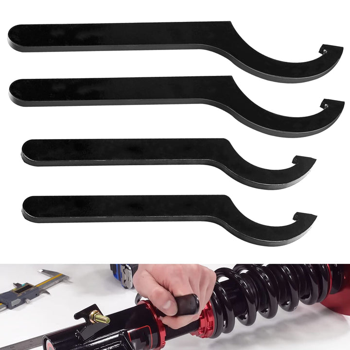 Mekar three-piece spanner set front view showing all wrenches for versatile use