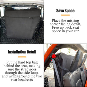 Mekar panel being slid into pocket illustrating easy, protected insertion