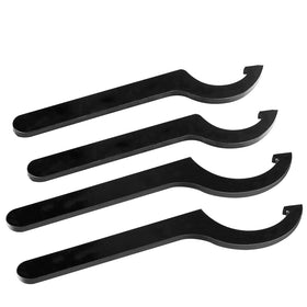 Mekar wrenches next to a hand to show size and ergonomic advantage