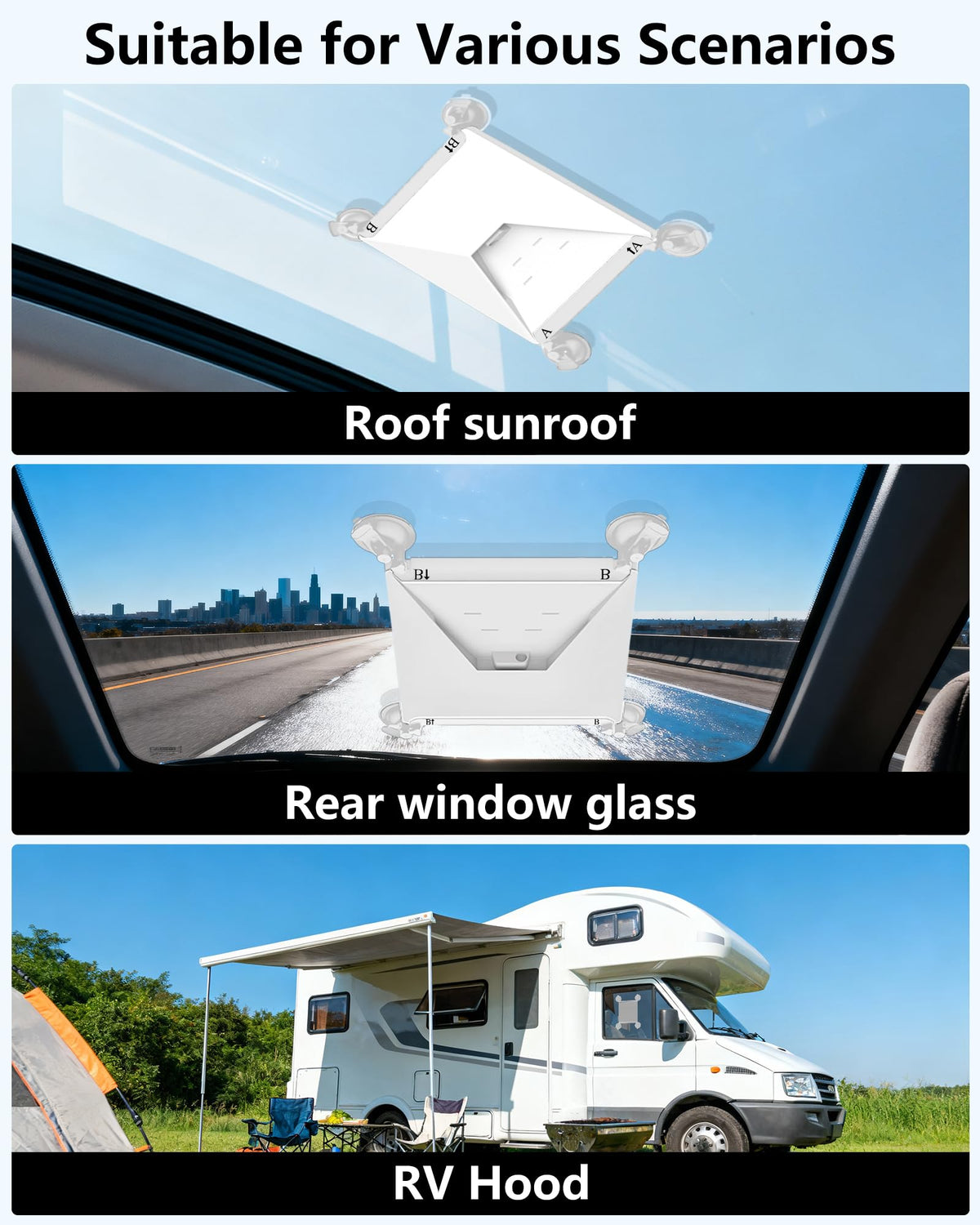 MEKEET setup on RV and boat illustrating portable internet capability on the move