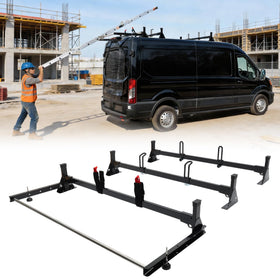 MELIPRON front view of full roof rack showing capacity and clean install