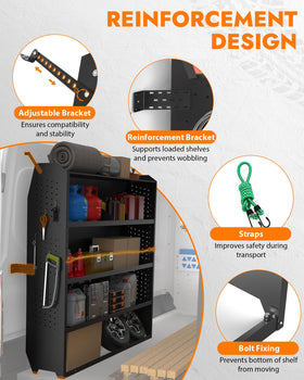 MELIPRON installation hardware kit laid out for easy assembly and clear parts identification