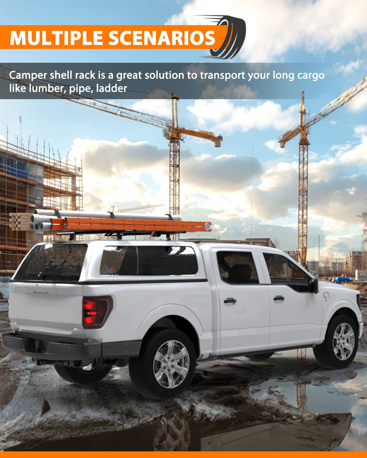 MELIPRON lifestyle image with overlander truck showcasing gear organization