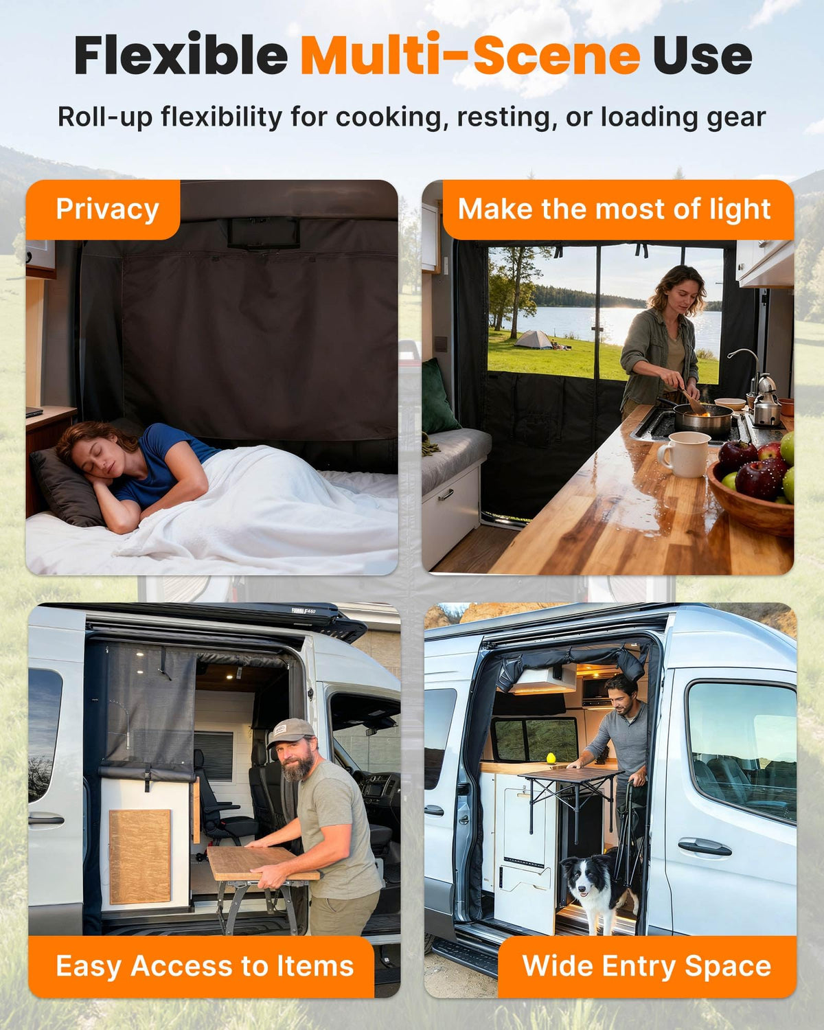 MELIPRON pet entering through magnetic opening for effortless pet-friendly access