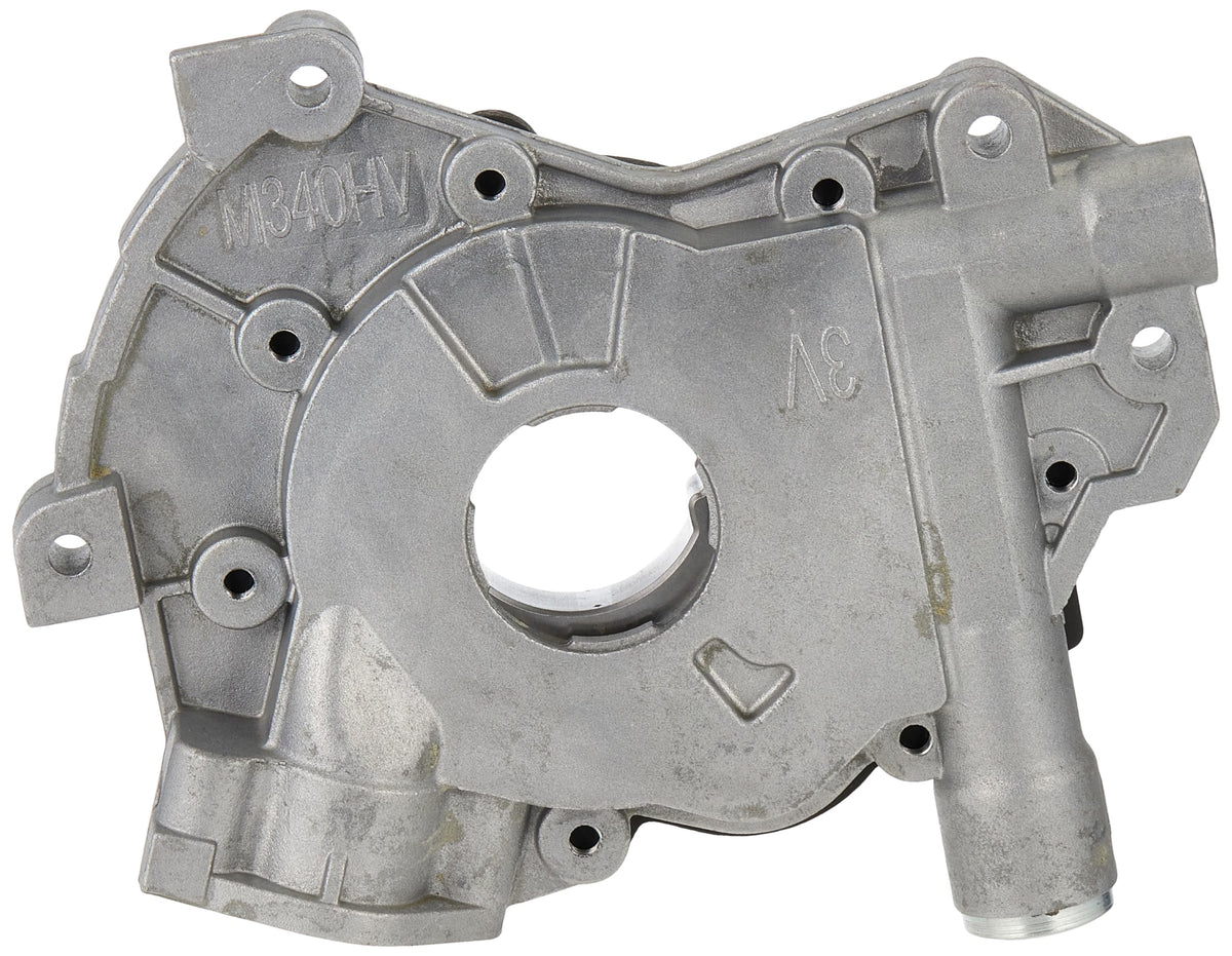 Melling close-up of threaded pressure relief nut enabling easy pressure tuning
