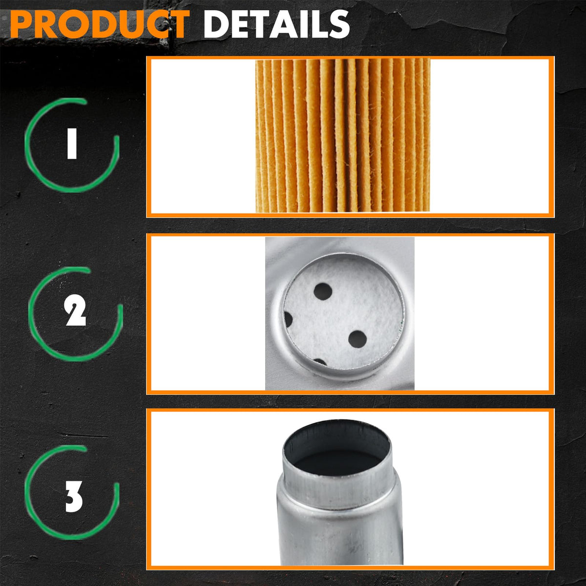 MEMOEO product label and OEM part numbers for easy identification benefit
