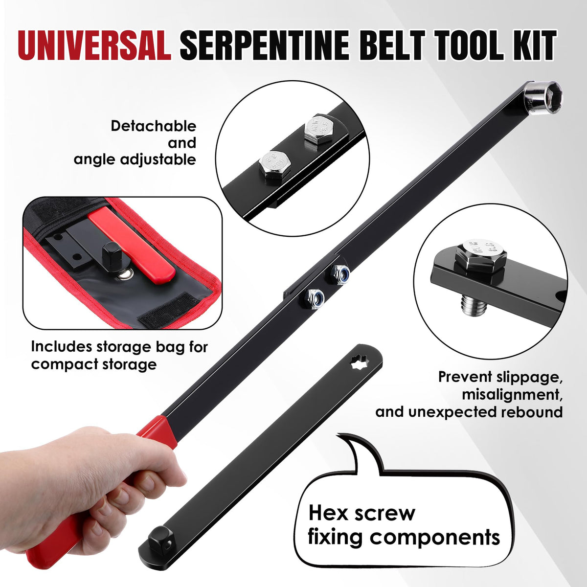 Meonum plastic-dipped grip detail, secure non-slip handling benefit