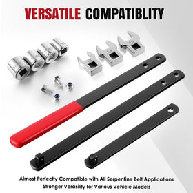 Meonum tools beside ruler showing lengths, clear scale and fitment benefit