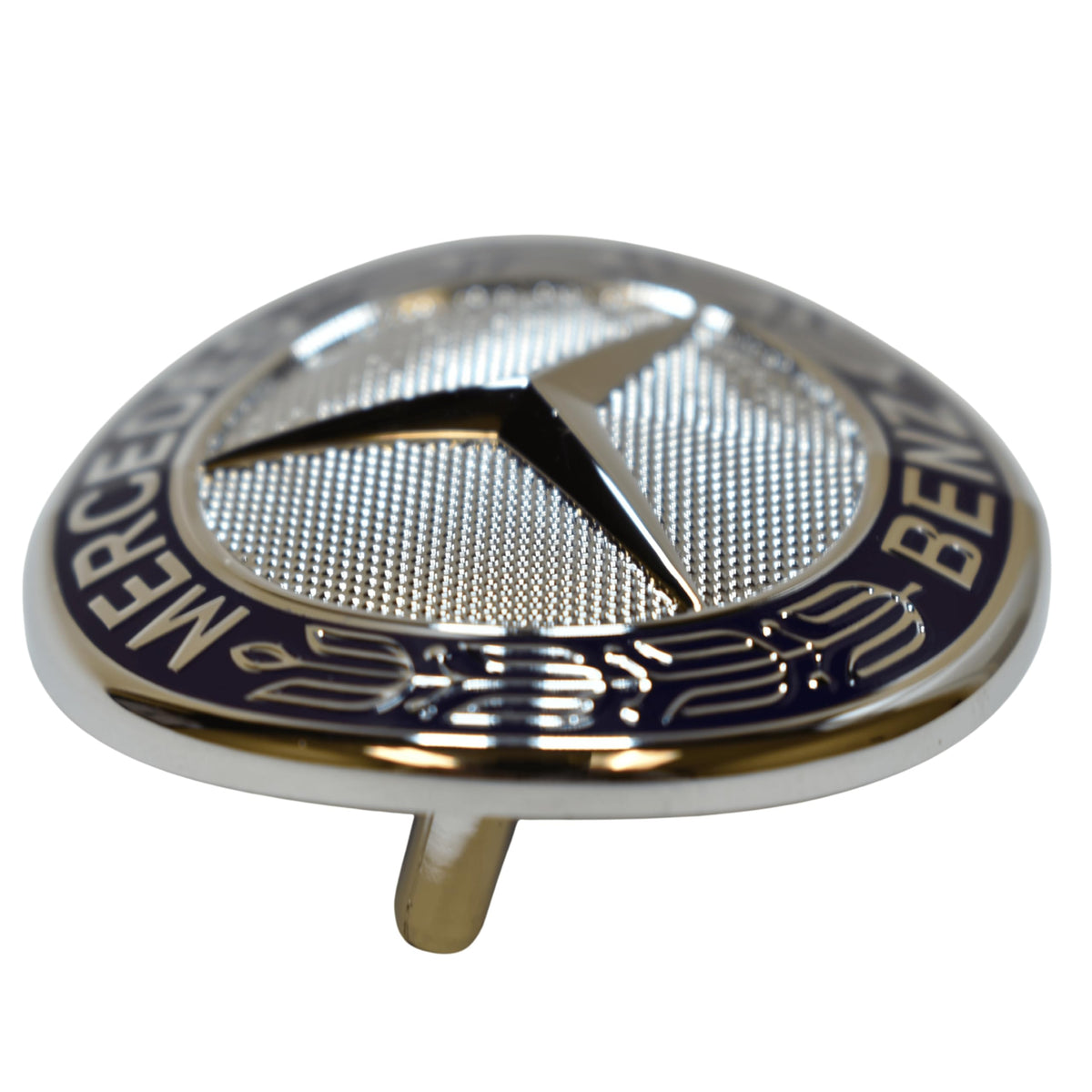 Mercedes‑Benz emblem installed on vehicle grille demonstrating correct appearance