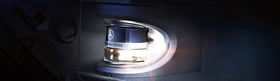 Mercedes Benz close-up of fragrance label highlighting scent profile