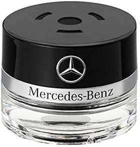 Mercedes Benz flacon front view showing genuine part and clear benefits