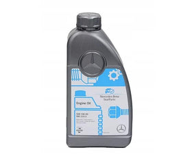 Mercedes‑Benz 1 quart bottle front label showing MB branding and specification benefits
