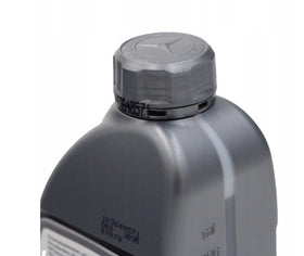 Six Mercedes‑Benz 1‑quart bottles stacked to show pack size and service convenience