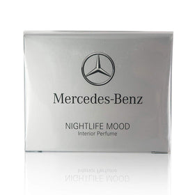 Mercedes Benz Nightlife Mood ingredients flatlay illustrating spicy and woody notes