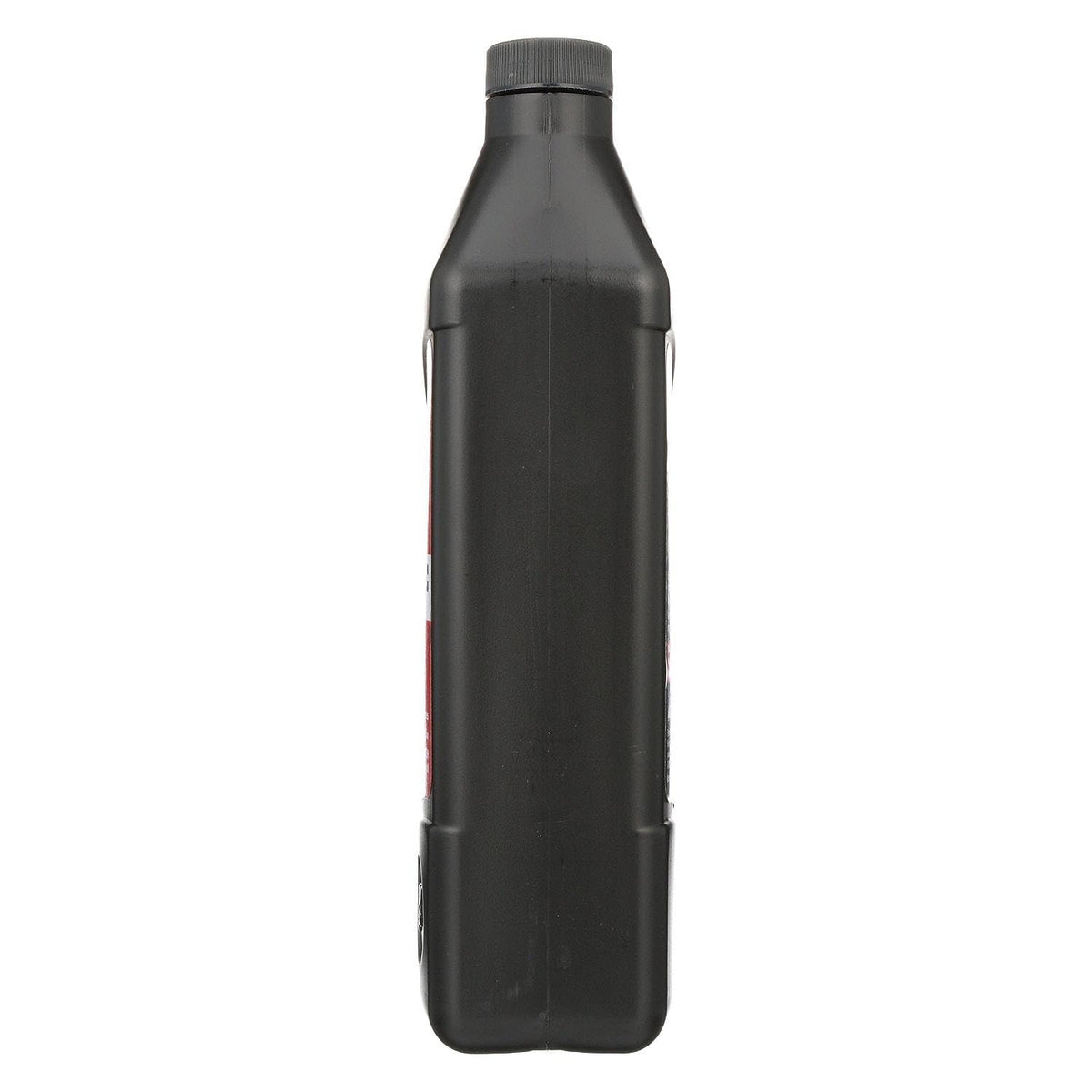 MERCURY bottle beside funnel and ruler showing quart size for accurate fill planning