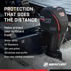 MERCURY label and reinforced stitching detail highlighting durability