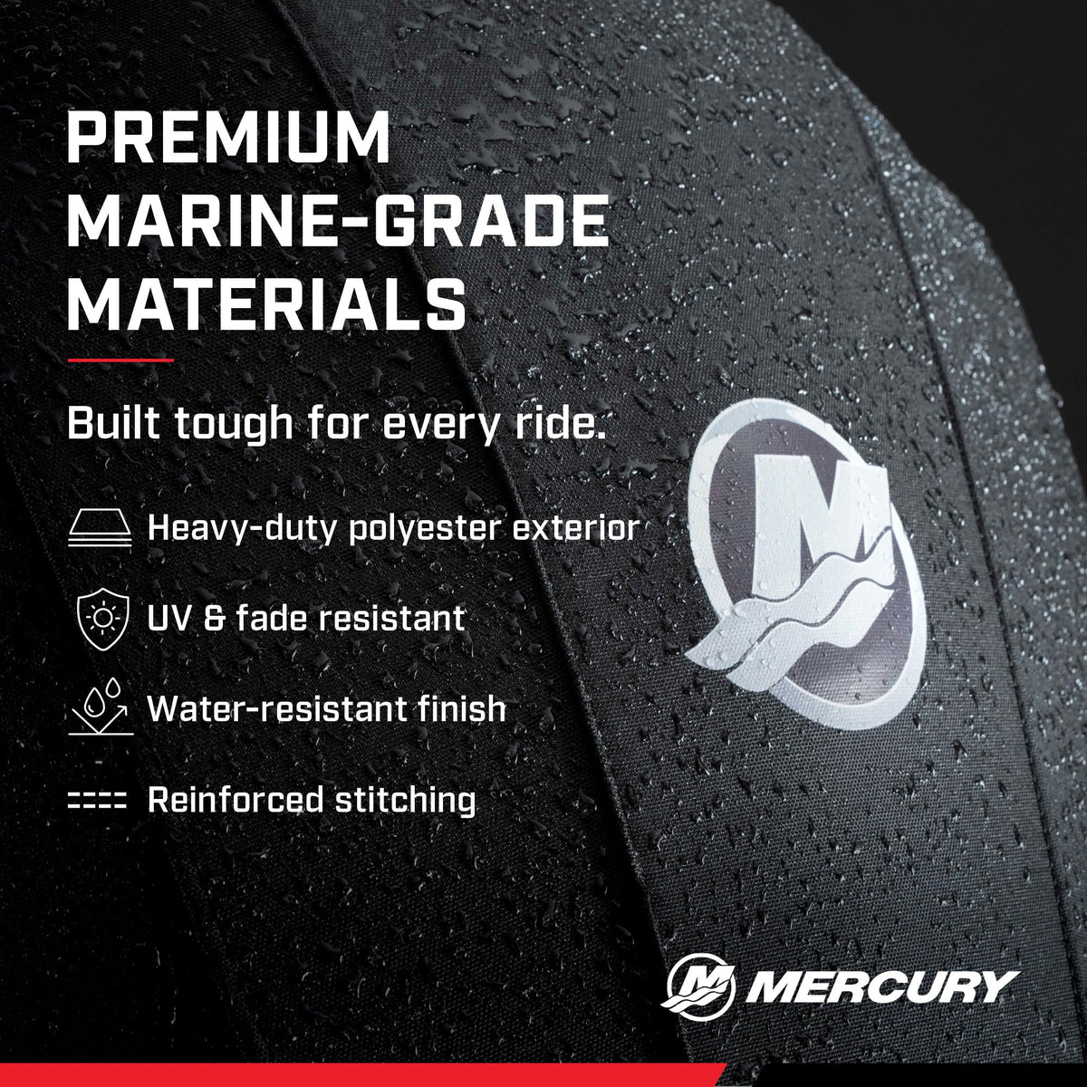 MERCURY cover next to a hand showing scale and tailored fit