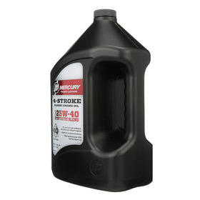 MERCURY bottle placed inside engine bay showing practical in-boat use and fit