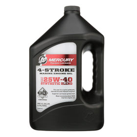 MERCURY front label on one-gallon container showing product identity and benefits