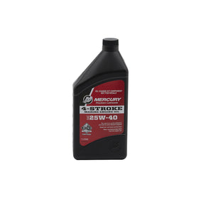 MERCURY oil change in progress on a 40hp outboard demonstrating easy DIY maintenance