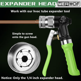MERWOF closeup of expander head detail highlighting hardened surface for durability