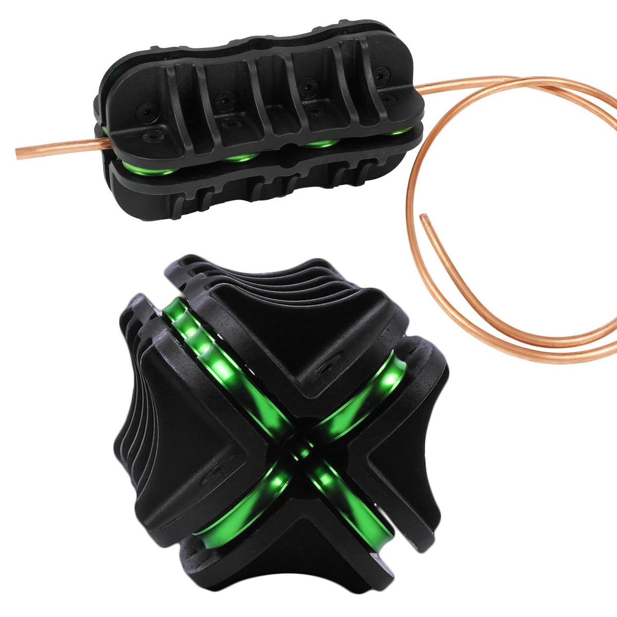 MERWOF front view showing compact straightener for quick tube work