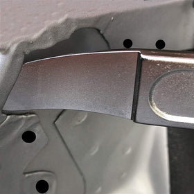 METAL MAGERY side profile highlighting thin blade for tight crevices and reduced flex benefit