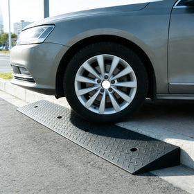 METFUIN two ramps stacked compactly for easy storage and portability