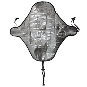 Metier Life close-up of reflective fabric illustrating heat deflection advantage