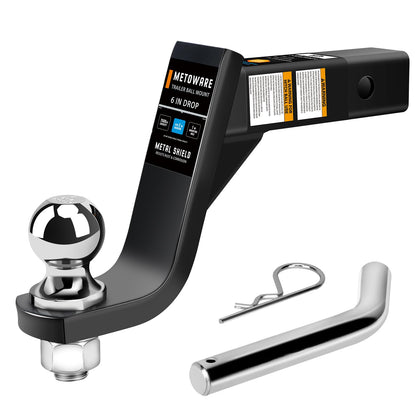METOWARE ball mount front view showing fit and strength