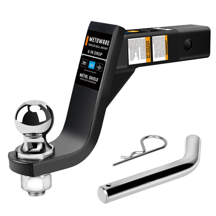 METOWARE ball mount front view showing fit and strength