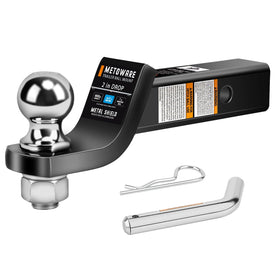 METOWARE front view of ball mount showing ready-to-use setup and durability