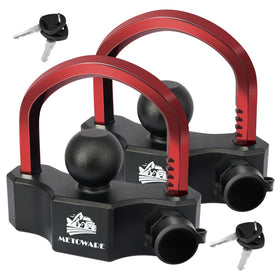METOWARE front view on coupler showing secure fit and visual deterrent