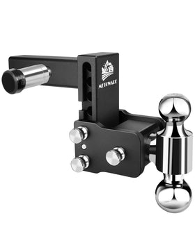 METOWARE front view mounted in 2-inch receiver showing sturdy construction and capacity
