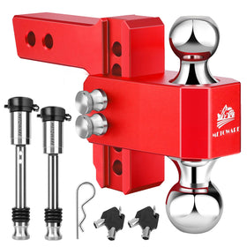 METOWARE front view of hitch showing receiver fit and strength benefit