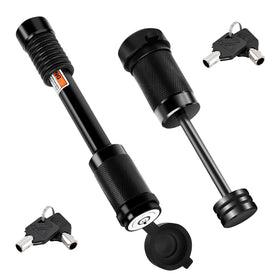 METOWARE hitch lock front view showing durable coating and secure fit