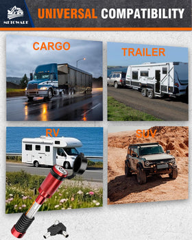 METOWARE lifestyle shot of trailer secured with lock showing real-world use