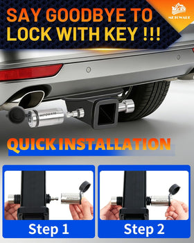 METOWARE scale comparison showing 5/8" locking pin size and compatibility