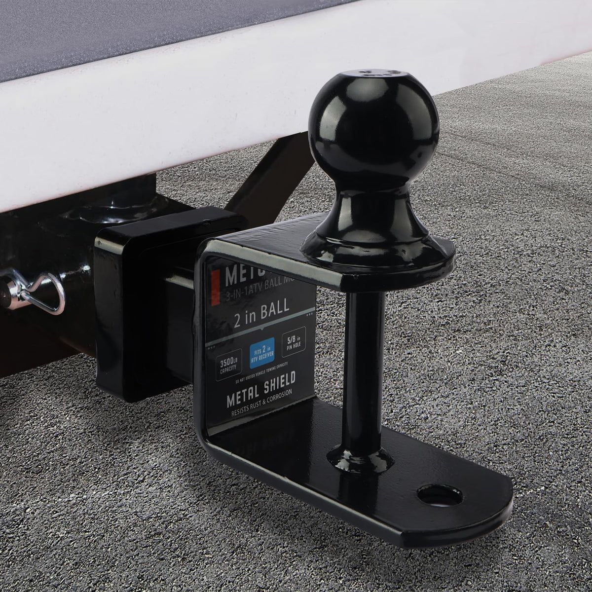 METOWARE textured black finish demonstrating weather resistance