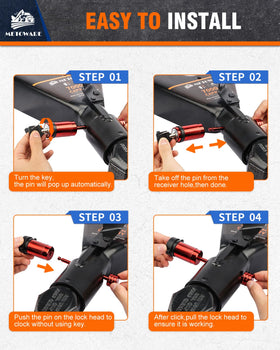METOWARE installed on trailer coupler providing theft prevention during use