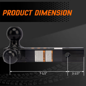 METOWARE installed in vehicle 2-inch receiver for quick secure mounting during use