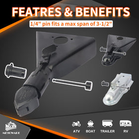 METOWARE lifestyle image with trailer and boat showing reliable towing protection