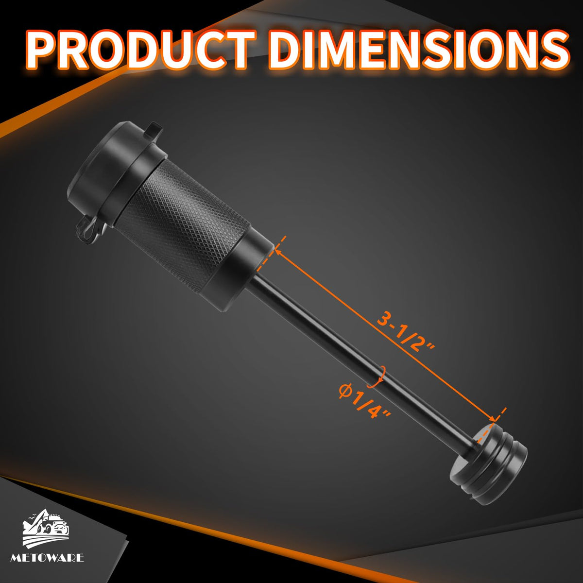 METOWARE close-up of 361° rotating lock head highlighting easy alignment and convenience